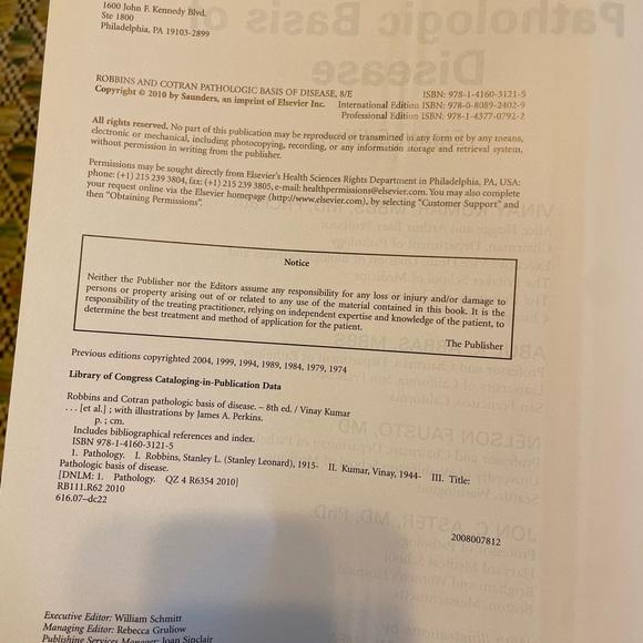 Robbins and Cotran - Pathologic Basis of Disease Eighth Edition - Picture 8 of 8